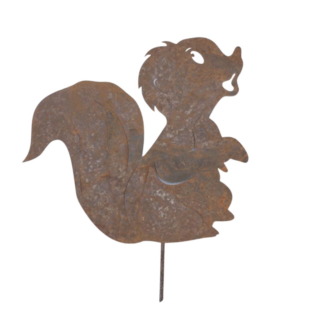 Silhouette Scoiattolo – Decorazione con Picchetto